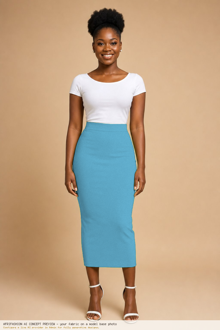 Adire Flare Gown