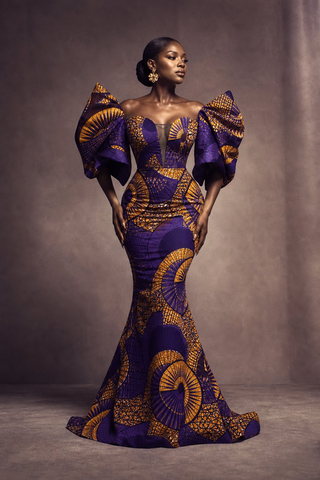 AI-generated African fashion design
